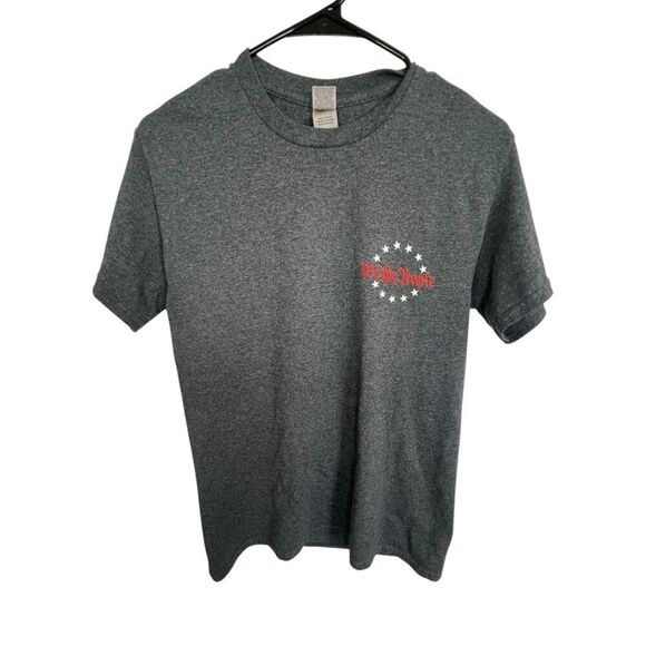 Gildan Grey Patriotic “We The People” Graphic Short Sleeve T-Shirt - Picture 1 of 5